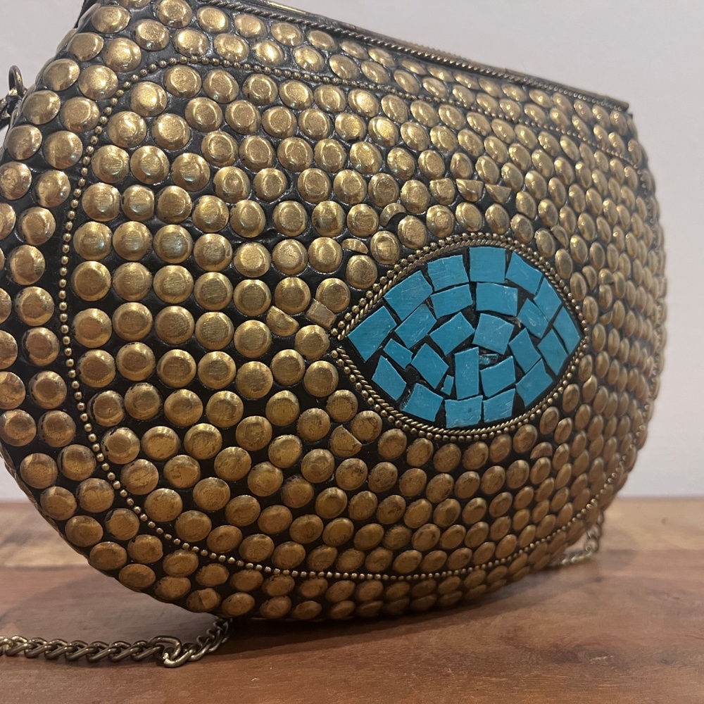 Moroccan Pattern Unique Evening Bag - image 2